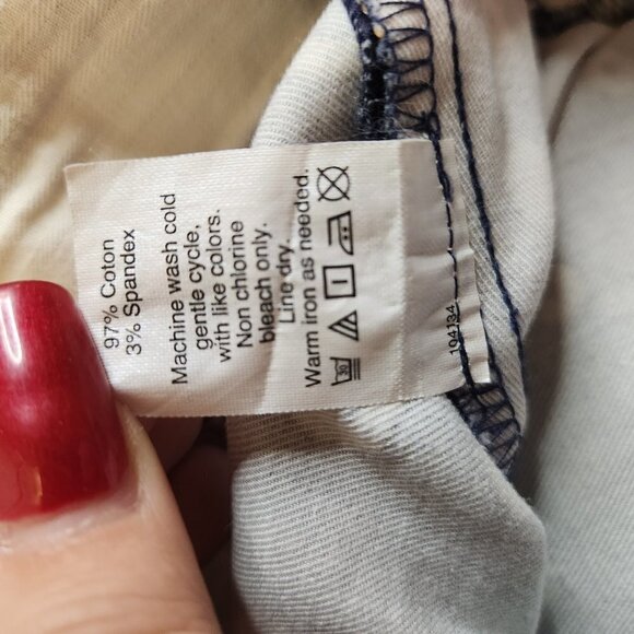 J Crew Minnie 2T Dress Pants Blue/Gold - Picture 4 of 6